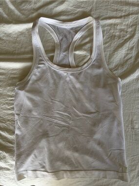 Lululemon White Racerback Tank Top - Women's